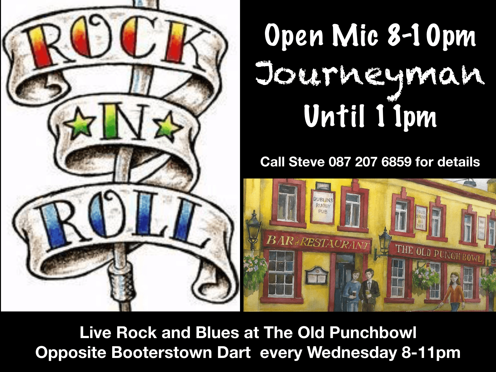 Rock & Blues night at the The Old Punchbowl
